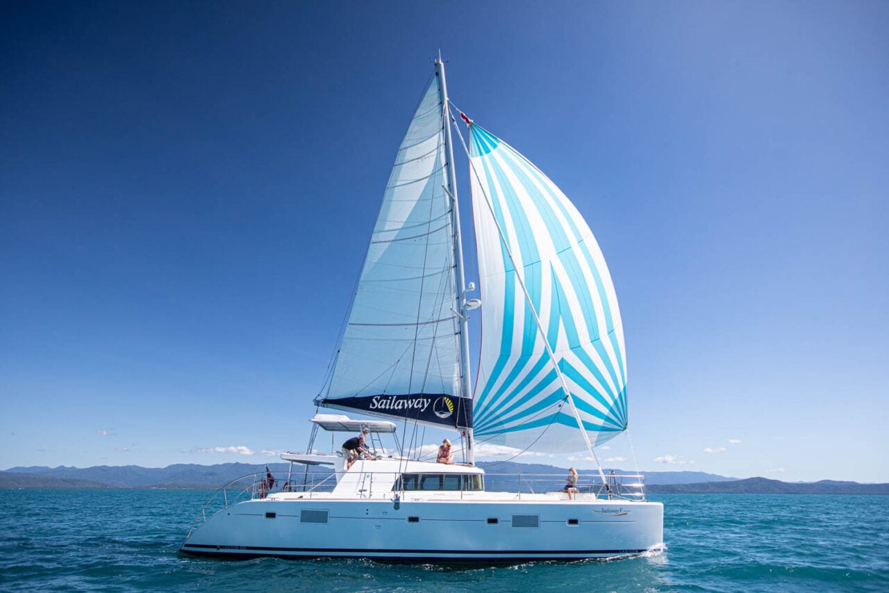 Sailaway V Sailing Far North Queensland Blue Gennaker