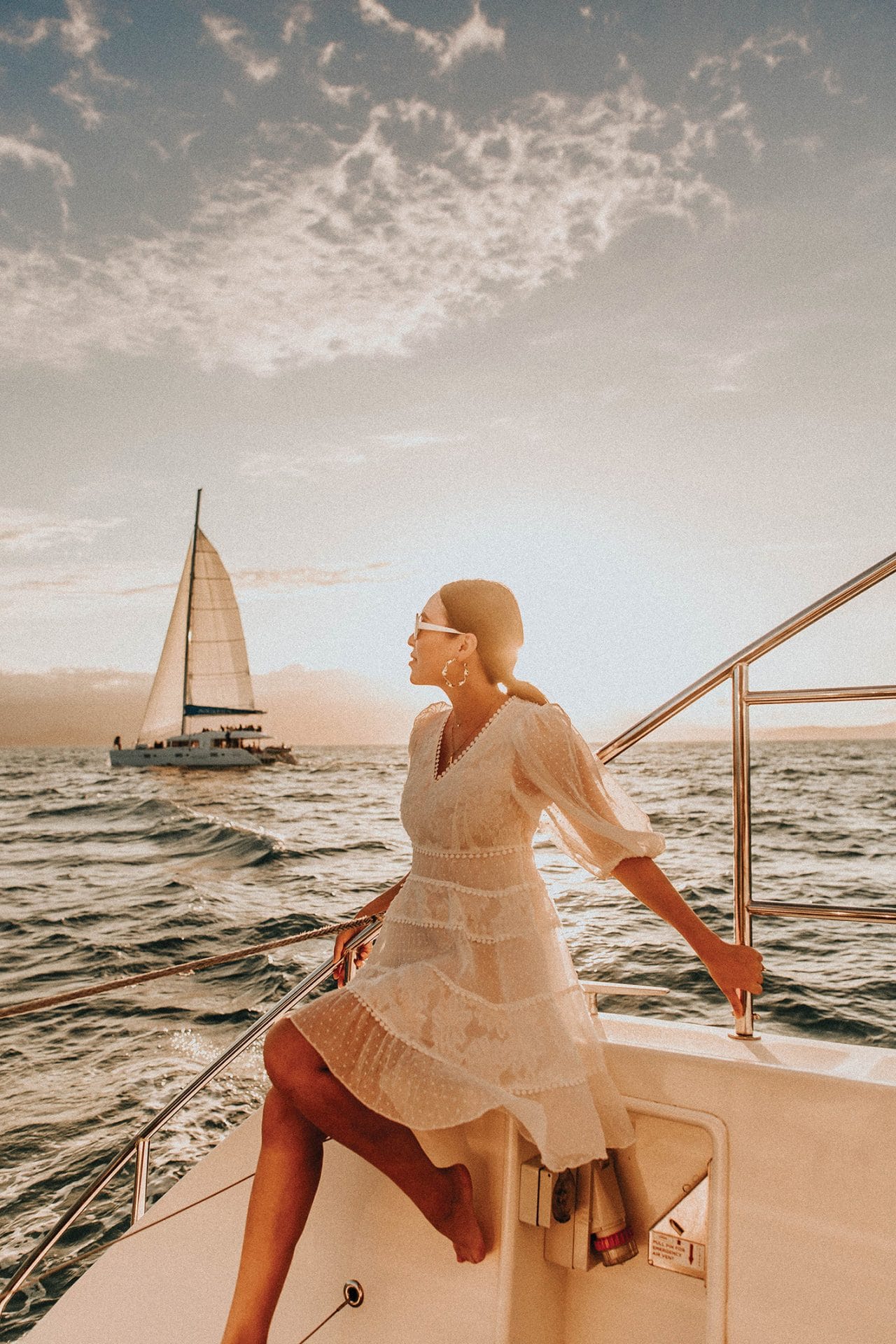 sunset lady
